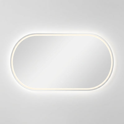 Smart LED Bathroom Mirror Built for Modern Bathrooms, 55x28 Oval Design, Anti-Fog, 3-Color Adjustable