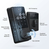 Smart Lock C220 and C30, Keyless Entry Door Lock, Built-In Wifi Deadbolt — How It Works