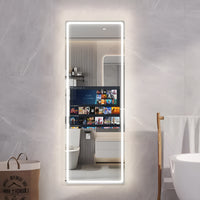 Smart Bathroom Mirror Built to Enhance Daily Routines, Touch Screen Display, Waterproof LED Lighting, Tempered Glass