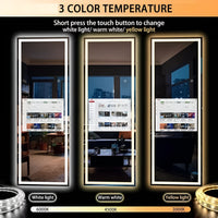 Smart Bathroom Mirror Built to Enhance Daily Routines, Touch Screen Display, Waterproof LED Lighting, Tempered Glass