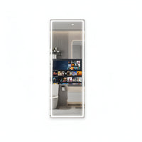 Smart Bathroom Mirror Built to Enhance Daily Routines, Touch Screen Display, Waterproof LED Lighting, Tempered Glass