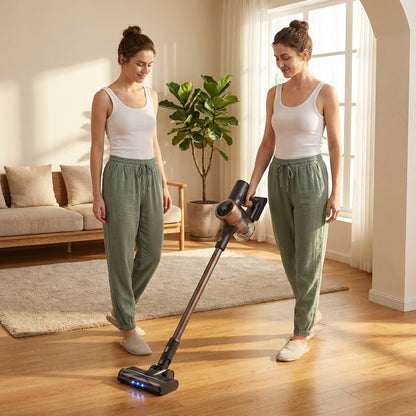 Z20 Cordless Vacuum Cleaner, Smart Vacuum Cleaner with 250AW Powerful Suction, up to 90 Minutes Runtime, Versatile for All Surfaces, Handheld Feature for Hard Floors, Carpets & Sofas | up to 90 Minutes Runtime, Versatile for All Surfaces, Handheld Feature — Lifestyle